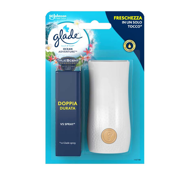 Glade Microspray Ocean Adventure komplet sa bazom za zidno ili samostalno postavljanje